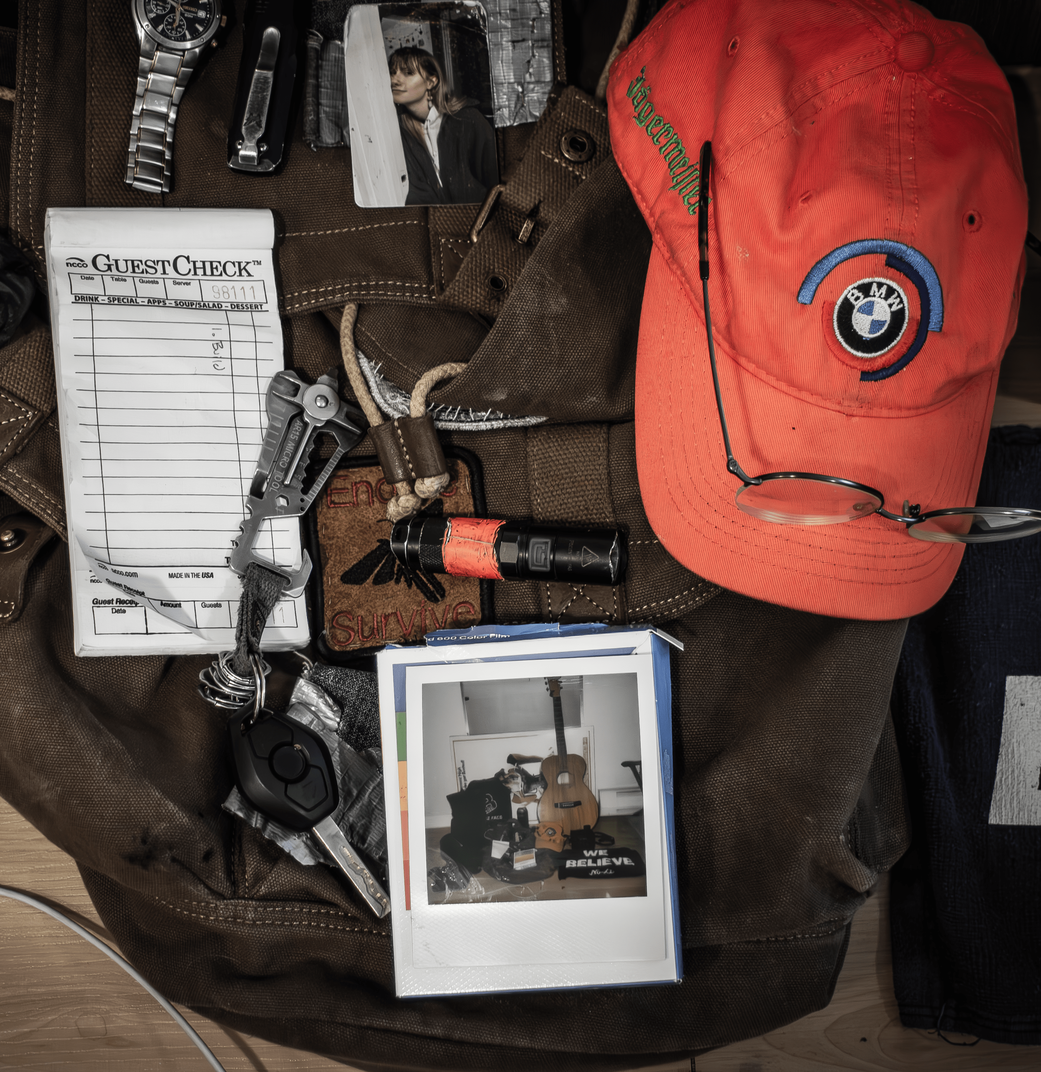 Drew’s gear laid out #1