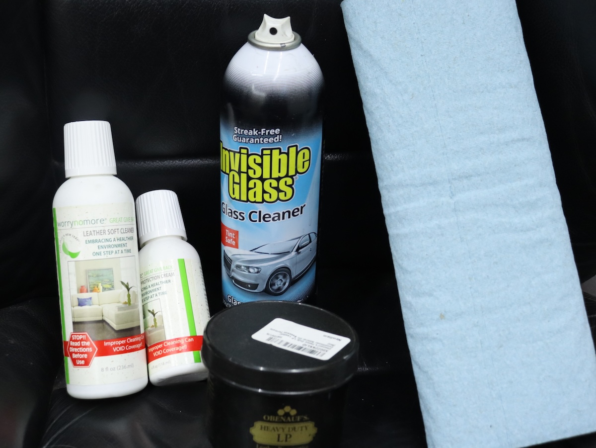 Materials used for leather care