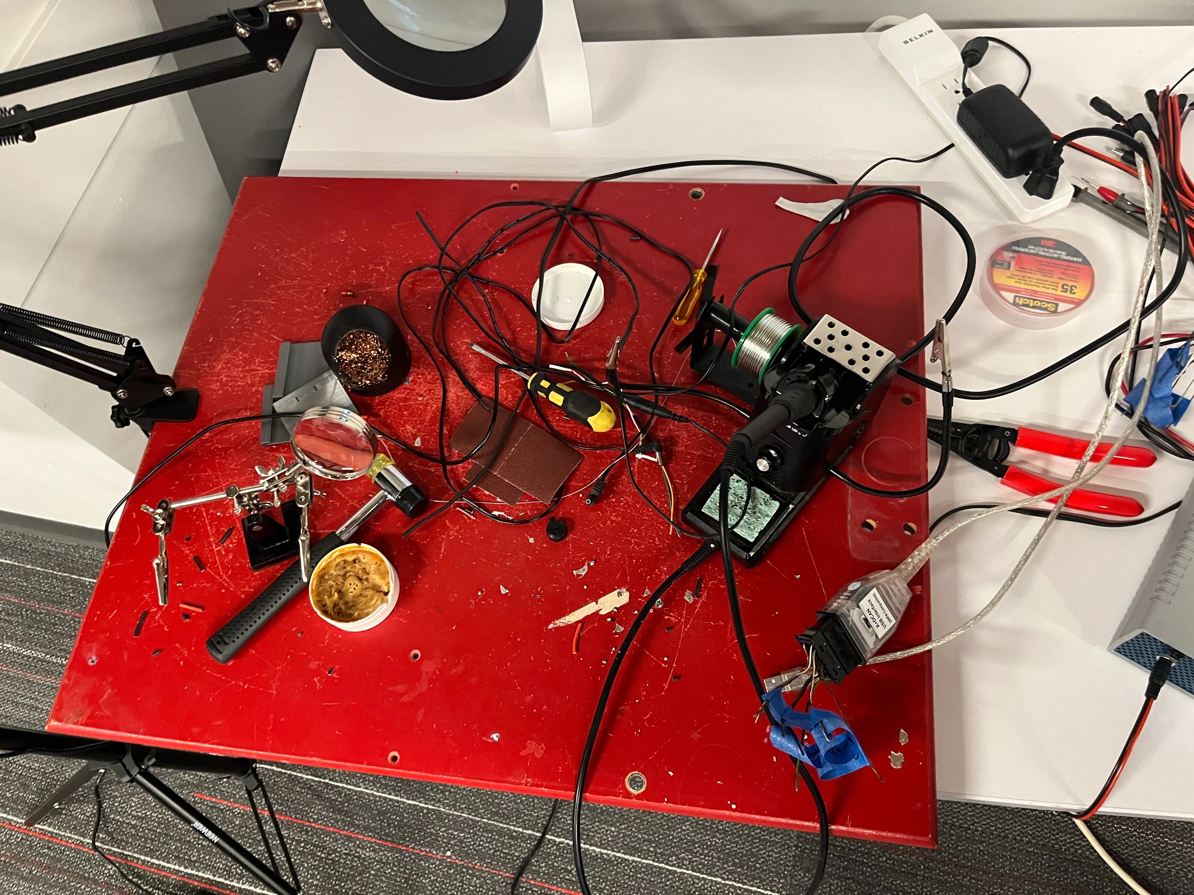 Wiring tools and solder station