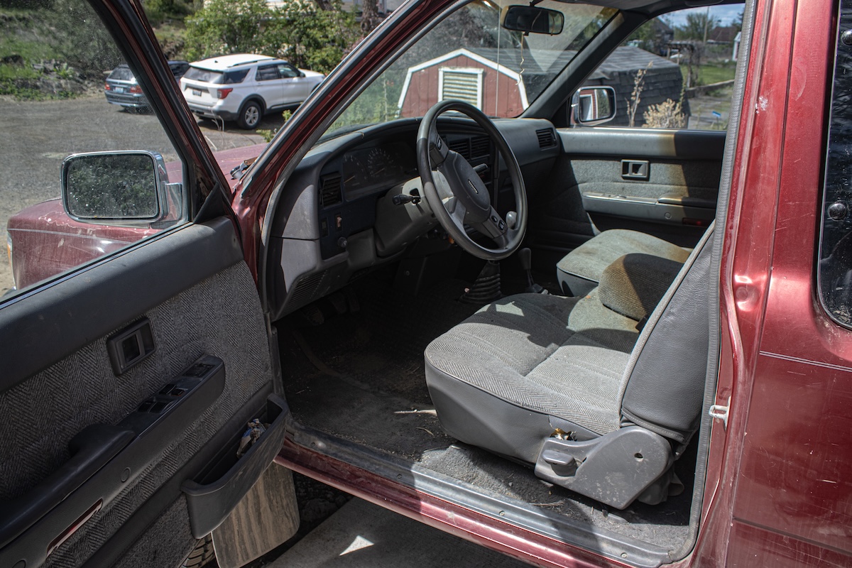 Interior from open door