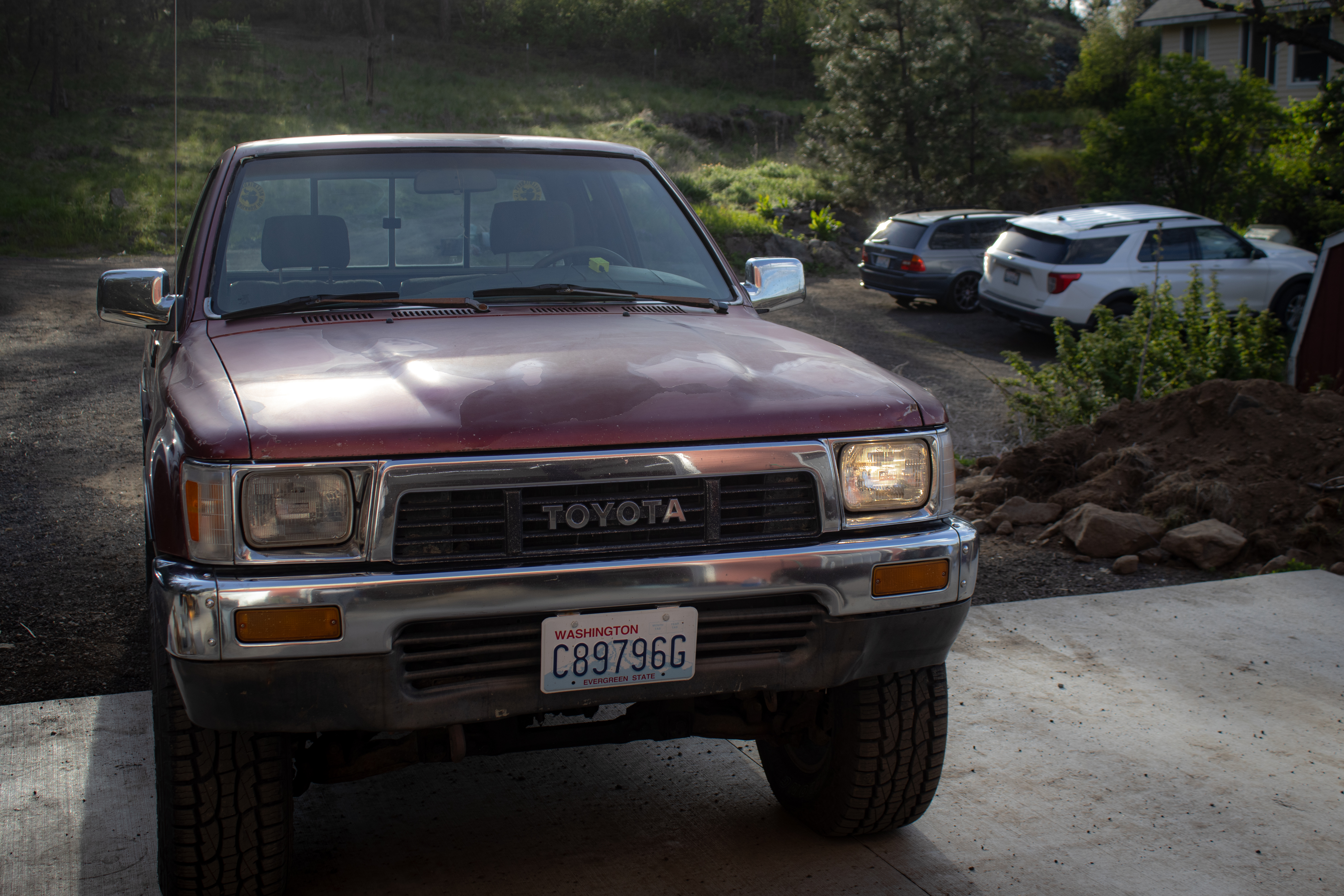 Front view after cleanup