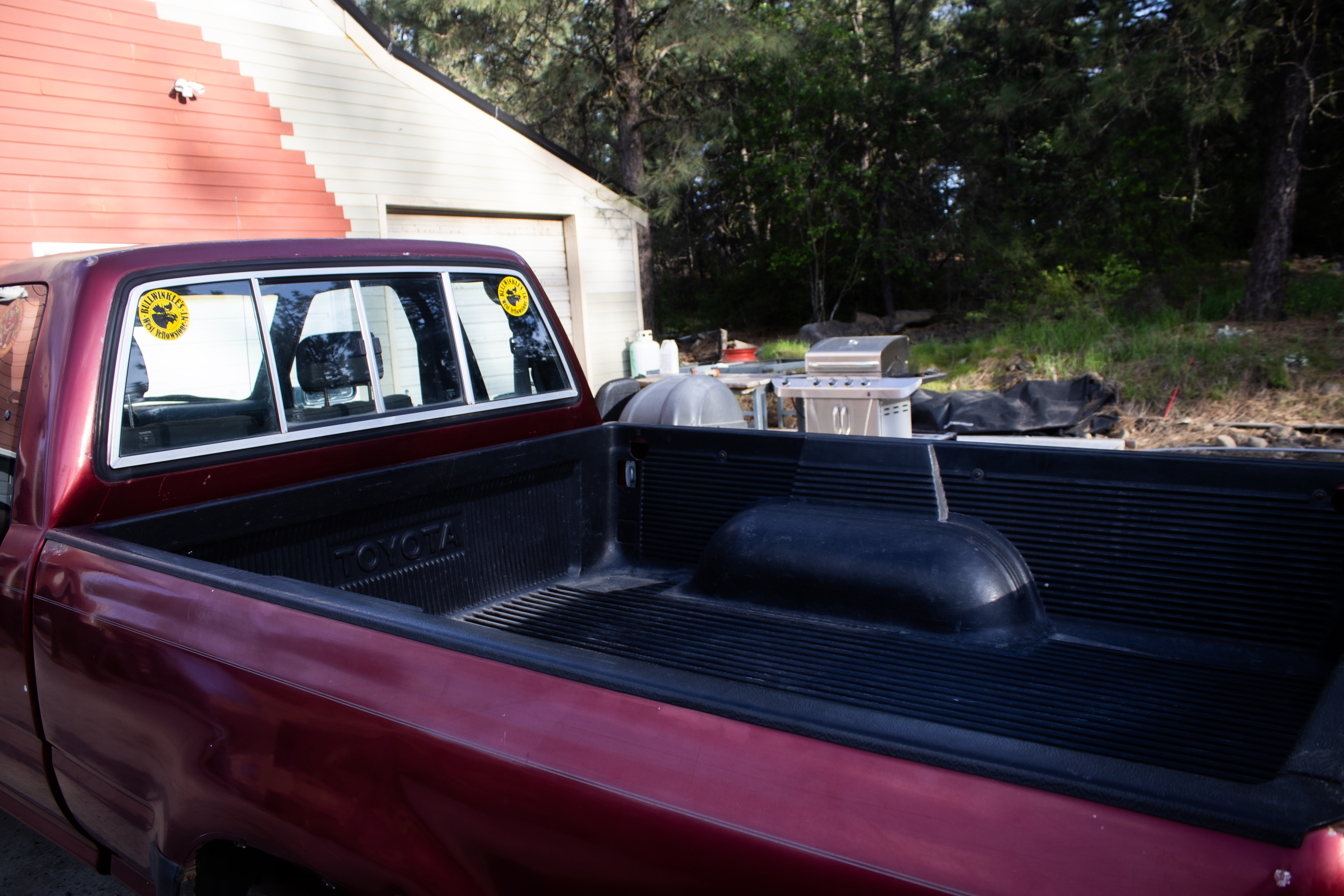 Cleaned up truck bed